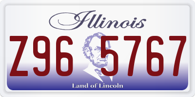 IL license plate Z965767