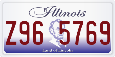 IL license plate Z965769
