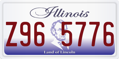 IL license plate Z965776