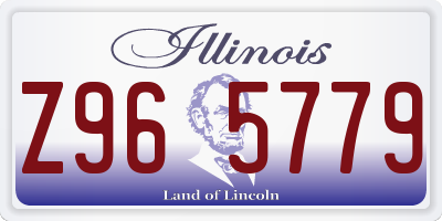 IL license plate Z965779