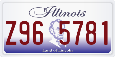 IL license plate Z965781