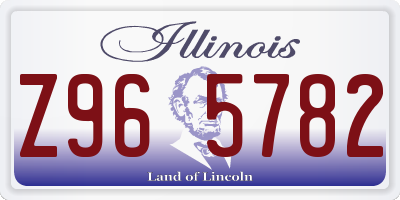 IL license plate Z965782