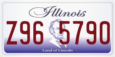 IL license plate Z965790