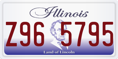 IL license plate Z965795