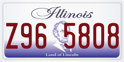 IL license plate Z965808