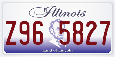 IL license plate Z965827