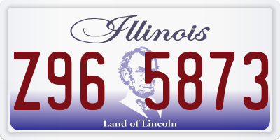 IL license plate Z965873