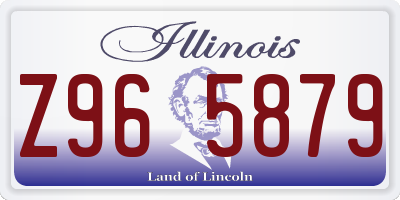 IL license plate Z965879