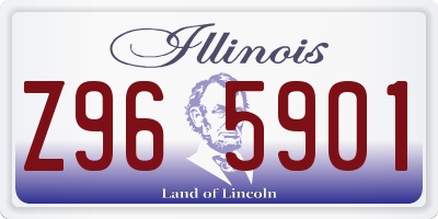 IL license plate Z965901