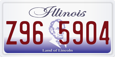 IL license plate Z965904