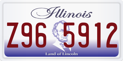 IL license plate Z965912