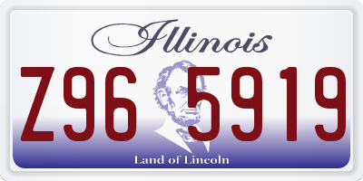 IL license plate Z965919