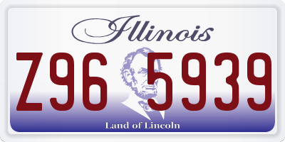 IL license plate Z965939