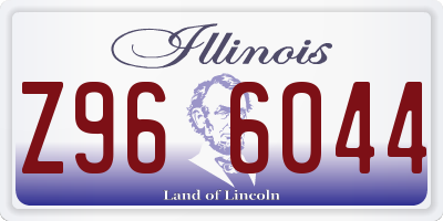 IL license plate Z966044