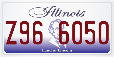 IL license plate Z966050