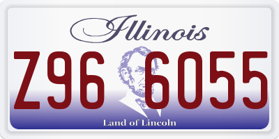 IL license plate Z966055