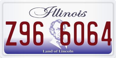 IL license plate Z966064