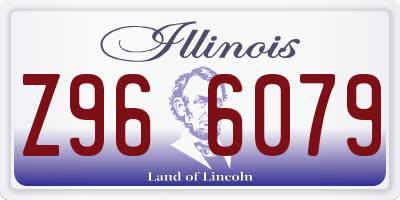 IL license plate Z966079