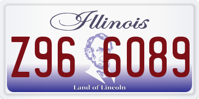 IL license plate Z966089