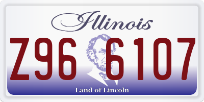 IL license plate Z966107