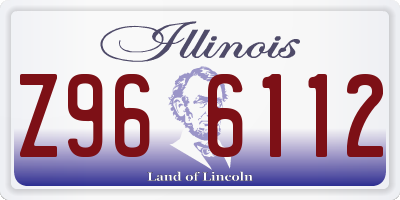 IL license plate Z966112