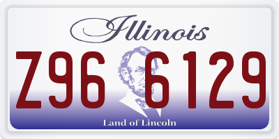 IL license plate Z966129