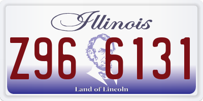 IL license plate Z966131