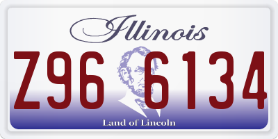 IL license plate Z966134