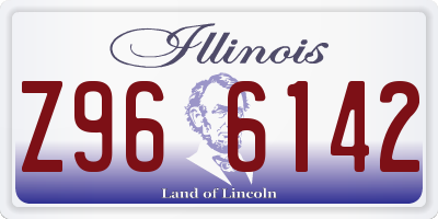 IL license plate Z966142
