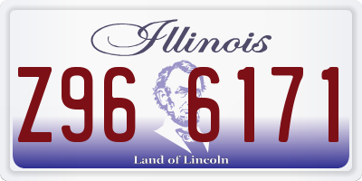 IL license plate Z966171
