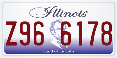 IL license plate Z966178