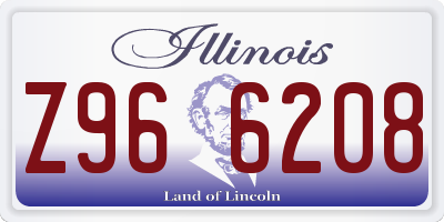 IL license plate Z966208