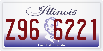 IL license plate Z966221