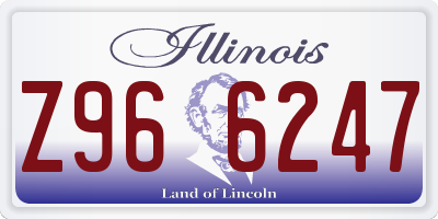 IL license plate Z966247