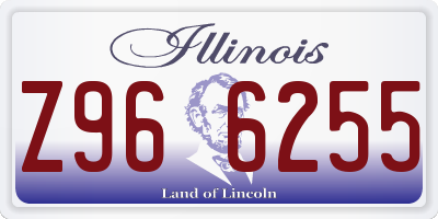 IL license plate Z966255