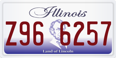 IL license plate Z966257