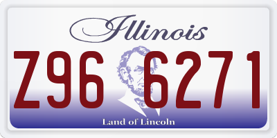 IL license plate Z966271