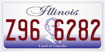 IL license plate Z966282