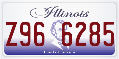 IL license plate Z966285