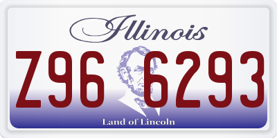 IL license plate Z966293