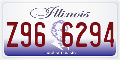 IL license plate Z966294