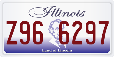 IL license plate Z966297