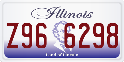 IL license plate Z966298