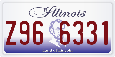 IL license plate Z966331