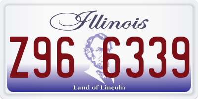 IL license plate Z966339