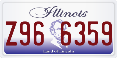 IL license plate Z966359