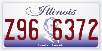 IL license plate Z966372