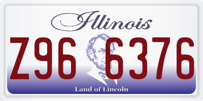 IL license plate Z966376