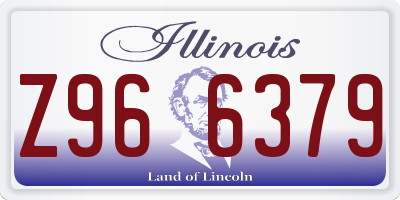 IL license plate Z966379