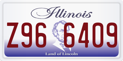 IL license plate Z966409